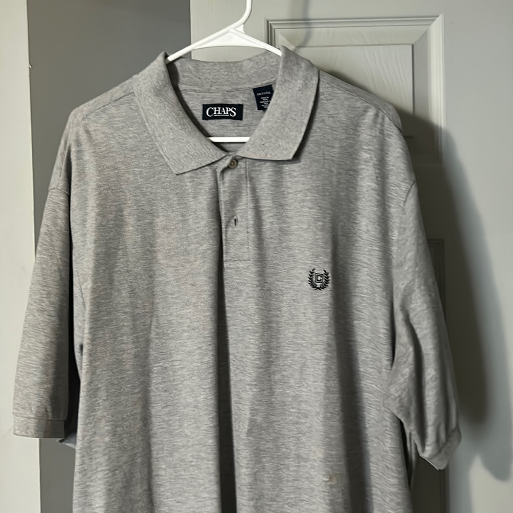 Men’s golf polo size 2XL tall.  Grey in color